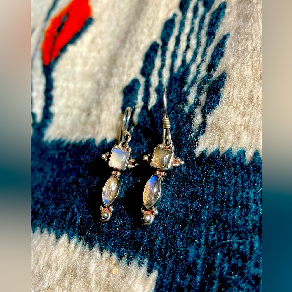 NWOT stunning Sterling earrings